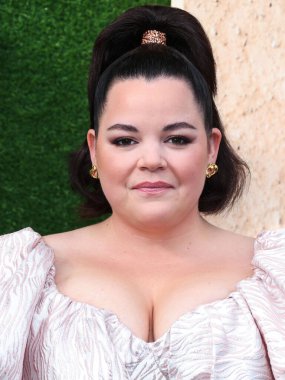 Amerikalı aktris Melanie Field, 4 Ağustos 2022 'de Los Angeles, Kaliforniya' da bulunan Easton Stadyumu 'nda düzenlenen Amazon Prime Video' nun 