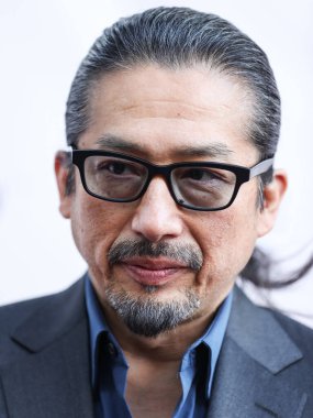 Japon aktör ve dövüş sanatçısı Hiroyuki Sanada, Japon Amerikan Kültür ve Toplum Merkezi 'ndeki (JACCC) Aratani Tiyatrosu' ndaki Sony Pictures 'Bullet Train' in Los Angeles Topluluk Gösterimi 'ne 3 Ağustos 2022' de geldi. 