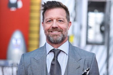 Amerikalı film yapımcısı ve yönetmen David Leitch, 1 Ağustos 2022 'de Westwood, Los Angeles, Kaliforniya, ABD' deki Regency Village Theatre 'da düzenlenen Sony Pictures' ın 'Bullet Train' galasına geldi.. 