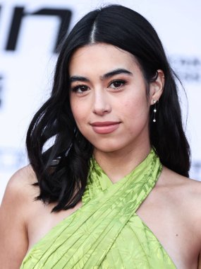 Jade Bender, 1 Ağustos 2022 'de Westwood, Los Angeles, Kaliforniya, ABD' deki Regency Village Theatre 'da düzenlenen Sony Pictures' ın 'Bullet Train' galasına gelir.. 