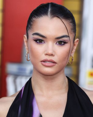 Paris Berelc, 1 Ağustos 2022 'de Westwood, Los Angeles, Kaliforniya, ABD' deki Regency Village Theatre 'da düzenlenen Sony Pictures' ın 'Bullet Train' galasına geldi..