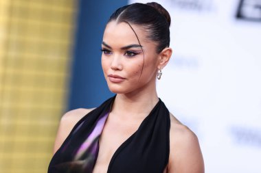 Paris Berelc, 1 Ağustos 2022 'de Westwood, Los Angeles, Kaliforniya, ABD' deki Regency Village Theatre 'da düzenlenen Sony Pictures' ın 'Bullet Train' galasına geldi..