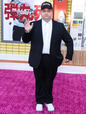 Paul Walter Hauser, 1 Ağustos 2022 'de Westwood, Los Angeles, Kaliforniya, ABD' deki Regency Village Theatre 'da düzenlenen Sony Pictures' ın 'Bullet Train' galasına geliyor.. 
