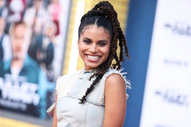 Alman-Amerikan aktris Zazie Beetz, 1 Ağustos 2022 'de Westwood, Los Angeles, Kaliforniya, ABD' deki Regency Village Theatre 'da düzenlenen Sony Pictures' ın 'Bullet Train' galasına geldi..