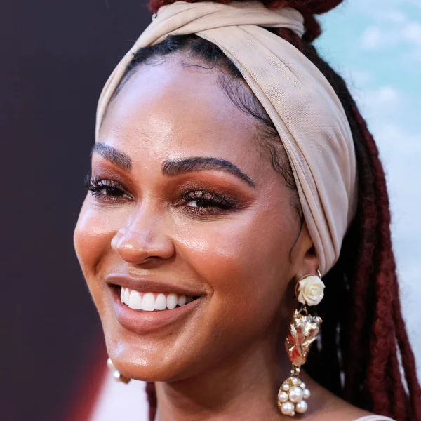 Die Amerikanische Schauspielerin Meagan Good Kommt Mit Dolce Gabbana Zur — Stockfoto