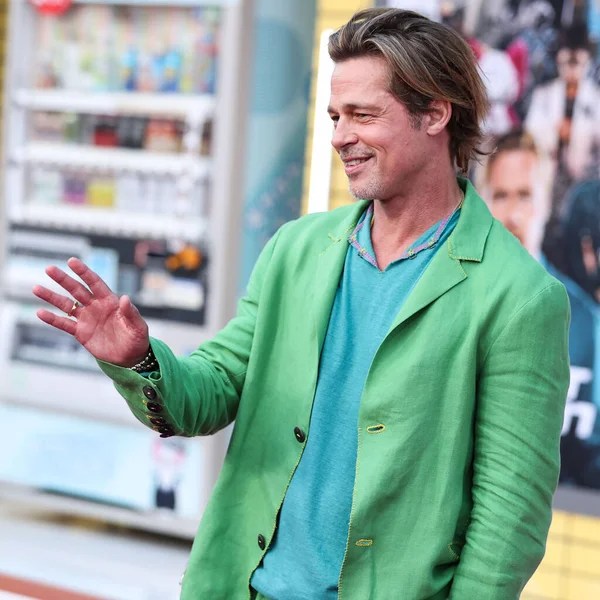 American Actor Brad Pitt Arrives Los Angeles Premiere Sony Pictures — Stock Photo, Image