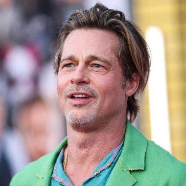 Amerikalı aktör Brad Pitt, 1 Ağustos 2022 'de Westwood, Los Angeles, Kaliforniya, ABD' deki Regency Village Theatre 'da düzenlenen Sony Pictures' Bullet Train 'in Los Angeles prömiyerine geldi.. 