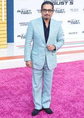 Japon aktör Hiroyuki Sanada, 1 Ağustos 2022 'de Westwood, Los Angeles, Kaliforniya' daki Regency Village Theatre 'da düzenlenen Sony Pictures' Bullet Train 'in prömiyerine geldi..