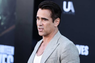 İrlandalı aktör Colin Farrell, 28 Temmuz 2022 'de Westwood, Los Angeles, Kaliforniya, ABD' deki Regency Village Theatre 'da düzenlenen Amazon Prime Video' nun 13 Yaşamı 'nın Los Angeles prömiyerine geldi..