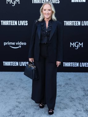 Amazon Stüdyoları Başkanı Jennifer Salke, 28 Temmuz 2022 'de Westwood, Los Angeles, Kaliforniya, ABD' deki Regency Village Theatre 'da düzenlenen Amazon Prime Video' nun 13 Yaşamı 'nın Los Angeles galasına geldi..
