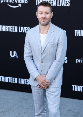 Avustralyalı aktör Joel Edgerton, 28 Temmuz 2022 'de Westwood, Los Angeles, Kaliforniya, ABD' deki Regency Village Theatre 'da düzenlenen Amazon Prime Video' nun 13 Yaşamı 'nın Los Angeles prömiyerine geldi.. 