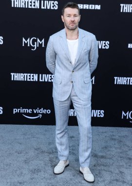 Avustralyalı aktör Joel Edgerton, 28 Temmuz 2022 'de Westwood, Los Angeles, Kaliforniya, ABD' deki Regency Village Theatre 'da düzenlenen Amazon Prime Video' nun 13 Yaşamı 'nın Los Angeles prömiyerine geldi.. 