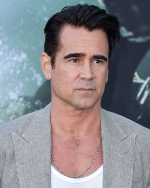 İrlandalı aktör Colin Farrell, 28 Temmuz 2022 'de Westwood, Los Angeles, Kaliforniya, ABD' deki Regency Village Theatre 'da düzenlenen 
