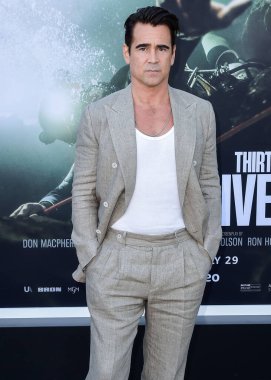 İrlandalı aktör Colin Farrell, 28 Temmuz 2022 'de Westwood, Los Angeles, Kaliforniya, ABD' deki Regency Village Theatre 'da düzenlenen 