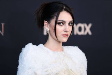 Givenchy 'i giyen İngiliz aktris Emily Carey, 27 Temmuz 2022' de Los Angeles, Kaliforniya, ABD 'de bulunan Academy Museum of Motion Pictures' ın HBO 'nun orijinal drama dizisi House of the Dragon' un 1. sezonuna geldi.. 