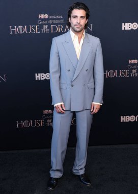 İngiliz aktör Fabien Frankel, 27 Temmuz 2022 'de Los Angeles, Kaliforniya, ABD' de bulunan Akademi Sinema Müzesi 'nde düzenlenen HBO' nun Orijinal Drama Dizisi House of the Dragon 'un 1. sezonunun dünya prömiyerine geldi.. 