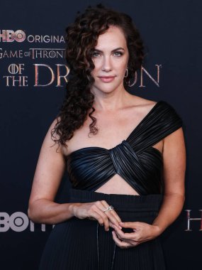 Amerikalı aktris Kate Siegel, 27 Temmuz 2022 'de ABD' nin Kaliforniya eyaletinin Los Angeles kentinde bulunan Akademi Sinema Müzesi 'nde düzenlenen HBO' nun Orijinal Drama Dizisi House of the Dragon 'un 1. sezonunun dünya prömiyerine geldi.. 