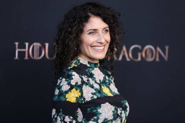 Amerikalı aktris Lisa Edelstein, 27 Temmuz 2022 'de ABD' nin Kaliforniya eyaletinin Los Angeles kentinde bulunan Akademi Film Müzesi 'nde düzenlenen HBO' nun Orijinal Drama Dizisi House of the Dragon 'un 1. sezonunun dünya prömiyerine geldi.. 