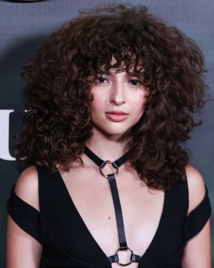 Aktris Nina Bloomgarden 25 Temmuz 2022 'de Hollywood Roosevelt Oteli' nde Peacock, UCP ve Entertainment Weekly 'nin ev sahipliğinde Los Angeles' taki Peacock 's Original Series' The Resort 'gösterimine geldi.