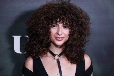 Aktris Nina Bloomgarden 25 Temmuz 2022 'de Hollywood Roosevelt Oteli' nde Peacock, UCP ve Entertainment Weekly 'nin ev sahipliğinde Los Angeles' taki Peacock 's Original Series' The Resort 'gösterimine geldi.