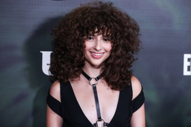 Aktris Nina Bloomgarden 25 Temmuz 2022 'de Hollywood Roosevelt Oteli' nde Peacock, UCP ve Entertainment Weekly 'nin ev sahipliğinde Los Angeles' taki Peacock 's Original Series' The Resort 'gösterimine geldi.