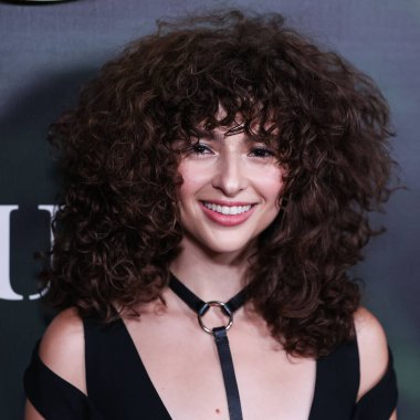 Aktris Nina Bloomgarden 25 Temmuz 2022 'de Hollywood Roosevelt Oteli' nde Peacock, UCP ve Entertainment Weekly 'nin ev sahipliğinde Los Angeles' taki Peacock 's Original Series' The Resort 'gösterimine geldi.