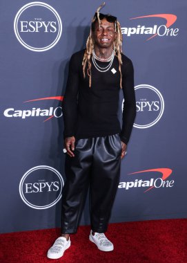 Amerikalı rapçi Lil Wayne (Dwayne Michael Carter Jr.), 20 Temmuz 2022 'de Dolby Tiyatrosu' nda düzenlenen 2022 ESPY Ödülleri 'ne geldi..