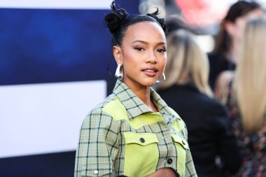 Karrueche Tran, 18 Temmuz 2022 'de Hollywood, Los Angeles, Kaliforniya, ABD' deki TCL Çin Tiyatrosu IMAX 'te düzenlenen Universal Pictures' No 'filminin dünya prömiyerine geldi..