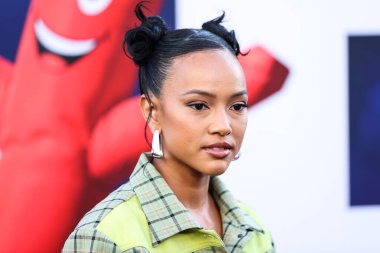 Karrueche Tran, 18 Temmuz 2022 'de Hollywood, Los Angeles, Kaliforniya, ABD' deki TCL Çin Tiyatrosu IMAX 'te düzenlenen Universal Pictures' No 'filminin dünya prömiyerine geldi..
