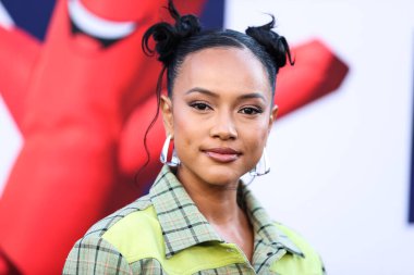 Karrueche Tran, 18 Temmuz 2022 'de Hollywood, Los Angeles, Kaliforniya, ABD' deki TCL Çin Tiyatrosu IMAX 'te düzenlenen Universal Pictures' No 'filminin dünya prömiyerine geldi..