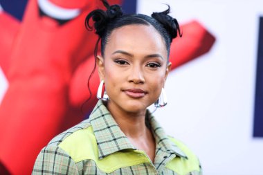 Karrueche Tran, 18 Temmuz 2022 'de Hollywood, Los Angeles, Kaliforniya, ABD' deki TCL Çin Tiyatrosu IMAX 'te düzenlenen Universal Pictures' No 'filminin dünya prömiyerine geldi..