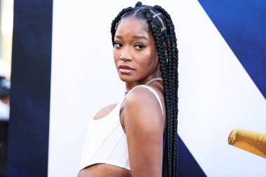 Marc Jacobs 'u giyen Amerikalı aktris Keke Palmer, 18 Temmuz 2022' de Hollywood, Los Angeles, Kaliforniya, ABD 'deki TCL Çin Tiyatrosu IMAX' te düzenlenen Universal Pictures 'No' nun Dünya Premiere 'sine geldi..