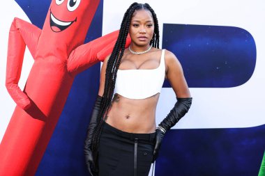 Marc Jacobs 'u giyen Amerikalı aktris Keke Palmer, 18 Temmuz 2022' de Hollywood, Los Angeles, Kaliforniya, ABD 'deki TCL Çin Tiyatrosu IMAX' te düzenlenen Universal Pictures 'No' nun Dünya Premiere 'sine geldi..