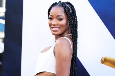 Marc Jacobs 'u giyen Amerikalı aktris Keke Palmer, 18 Temmuz 2022' de Hollywood, Los Angeles, Kaliforniya, ABD 'deki TCL Çin Tiyatrosu IMAX' te düzenlenen Universal Pictures 'No' nun Dünya Premiere 'sine geldi..