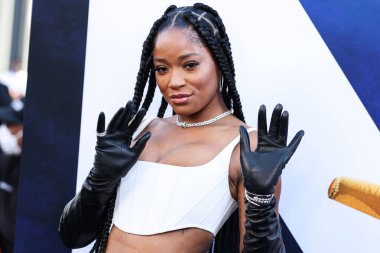 Marc Jacobs 'u giyen Amerikalı aktris Keke Palmer, 18 Temmuz 2022' de Hollywood, Los Angeles, Kaliforniya, ABD 'deki TCL Çin Tiyatrosu IMAX' te düzenlenen Universal Pictures 'No' nun Dünya Premiere 'sine geldi..