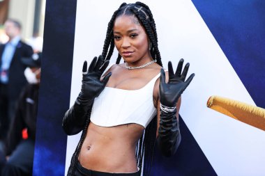 Marc Jacobs 'u giyen Amerikalı aktris Keke Palmer, 18 Temmuz 2022' de Hollywood, Los Angeles, Kaliforniya, ABD 'deki TCL Çin Tiyatrosu IMAX' te düzenlenen Universal Pictures 'No' nun Dünya Premiere 'sine geldi..
