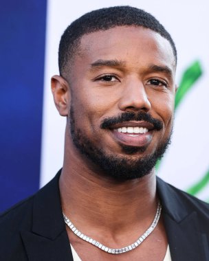 Michael B. Jordan, 18 Temmuz 2022 'de Hollywood, Los Angeles, Kaliforniya, ABD' deki TCL Çin Tiyatrosu IMAX 'te düzenlenen Universal Pictures' No 'filminin dünya prömiyerine geldi.. 