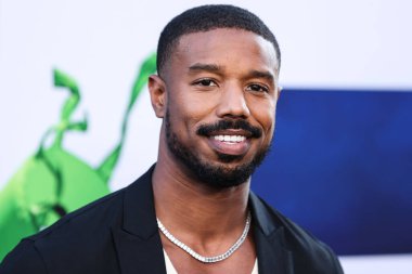 Michael B. Jordan, 18 Temmuz 2022 'de Hollywood, Los Angeles, Kaliforniya, ABD' deki TCL Çin Tiyatrosu IMAX 'te düzenlenen Universal Pictures' No 'filminin dünya prömiyerine geldi.. 