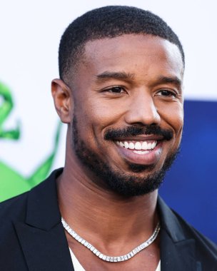 Michael B. Jordan, 18 Temmuz 2022 'de Hollywood, Los Angeles, Kaliforniya, ABD' deki TCL Çin Tiyatrosu IMAX 'te düzenlenen Universal Pictures' No 'filminin dünya prömiyerine geldi.. 