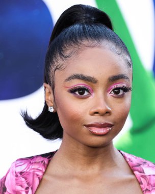 Skai Jackson, 18 Temmuz 2022 'de Hollywood, Los Angeles, Kaliforniya, ABD' deki TCL Çin Tiyatrosu IMAX 'te düzenlenen Universal Pictures' No 'filminin dünya prömiyerine geldi.