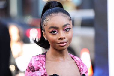 Skai Jackson, 18 Temmuz 2022 'de Hollywood, Los Angeles, Kaliforniya, ABD' deki TCL Çin Tiyatrosu IMAX 'te düzenlenen Universal Pictures' No 'filminin dünya prömiyerine geldi.