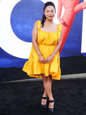 Stephanie Hsu, 18 Temmuz 2022 'de Hollywood, Los Angeles, Kaliforniya, ABD' deki TCL Çin Tiyatrosu IMAX 'te düzenlenen Universal Pictures' No 'filminin dünya prömiyerine geldi.