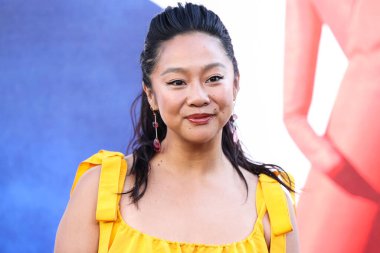 Stephanie Hsu, 18 Temmuz 2022 'de Hollywood, Los Angeles, Kaliforniya, ABD' deki TCL Çin Tiyatrosu IMAX 'te düzenlenen Universal Pictures' No 'filminin dünya prömiyerine geldi.