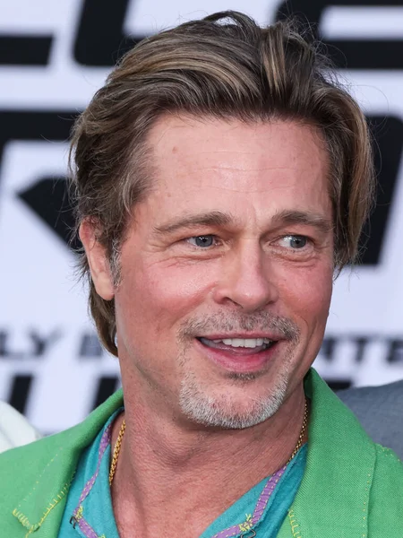 American Actor Brad Pitt Arrives Los Angeles Premiere Sony Pictures — Stock Photo, Image