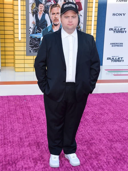 Amerykański Aktor Paul Walter Hauser Przybywa Premierę Filmu Sony Pictures — Zdjęcie stockowe