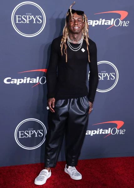 Amerikai Rapper Lil Wayne Dwayne Michael Carter Érkezik 2022 Espy — Stock Fotó