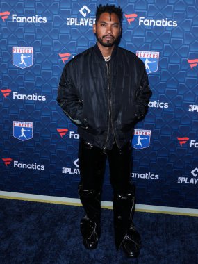 Amerikalı şarkıcı Miguel, Michael Rubin, MLBPA ve Fanatiklerin ev sahipliğini yaptığı 'Oyuncular Partisi' 2022 'ye 18 Temmuz 2022' de Los Angeles, Kaliforniya, ABD 'deki City Market Social House' a geldi.. 