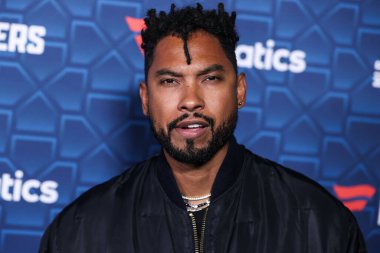 Amerikalı şarkıcı Miguel, Michael Rubin, MLBPA ve Fanatiklerin ev sahipliğini yaptığı 'Oyuncular Partisi' 2022 'ye 18 Temmuz 2022' de Los Angeles, Kaliforniya, ABD 'deki City Market Social House' a geldi.. 