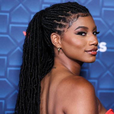 Amerikalı spor muhabiri ve yayıncısı Taylor Rooks, 18 Temmuz 2022 'de Los Angeles, Kaliforniya, ABD' deki City Market Sosyal Evi 'nde düzenlenen Michael Rubin, MLBPA ve Fanatiklerin ev sahipliğini yaptığı' Oyuncular Partisi 'ne geldi..