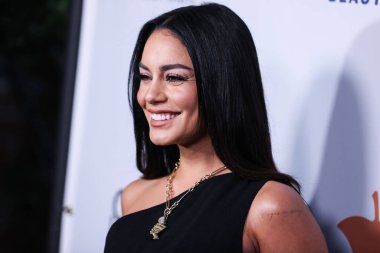 Amerikalı aktris ve şarkıcı Vanessa Hudgens, 17 Temmuz 2022 'de Spago' da düzenlenen No Kid Hungry x Cali Cares Charity Etkinliği 'ne geldi.. 